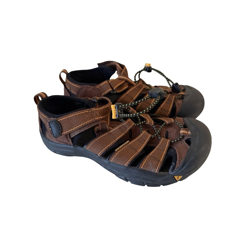 Kids Brown Keen Waterproof Slip On Sandals Size 4 Boys Youth Newport H2 Classic